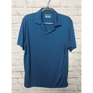 PGA Tour Striped Golf Polo - Men's Size Medium - Excellent!
